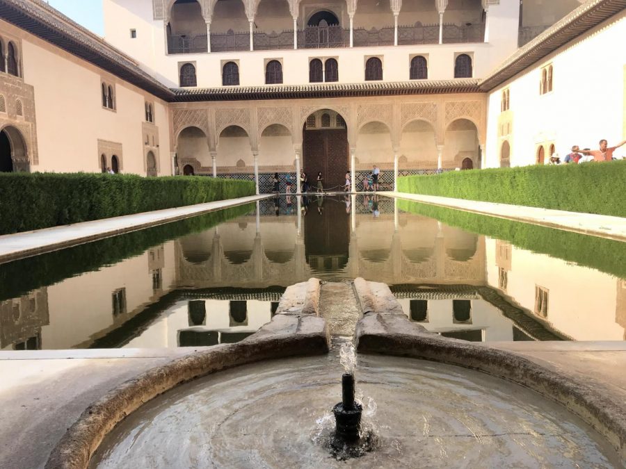 Alhambra, near Granada Spain. The Alhambra was an Arabic Fortress until the Reconquista of Spain (1492).