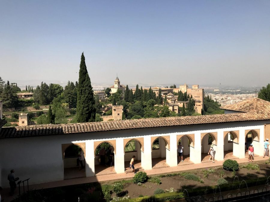 Generalife, the gardens outside of the Alhambra palace.