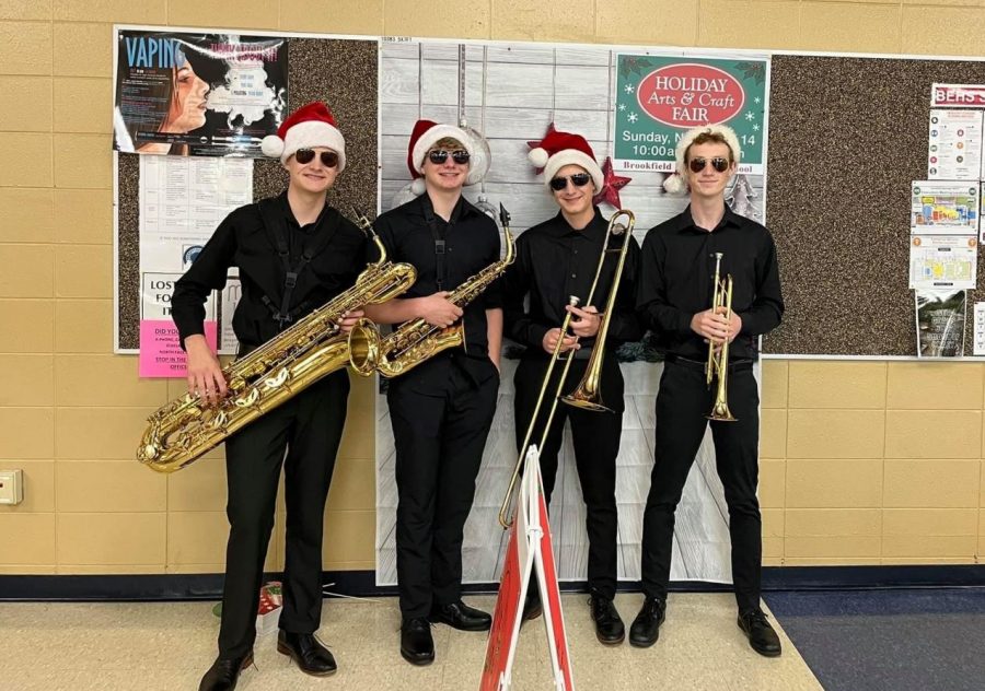 Brookfield East Jazz Band Students at the 2021 Friends of Fine Arts Fair