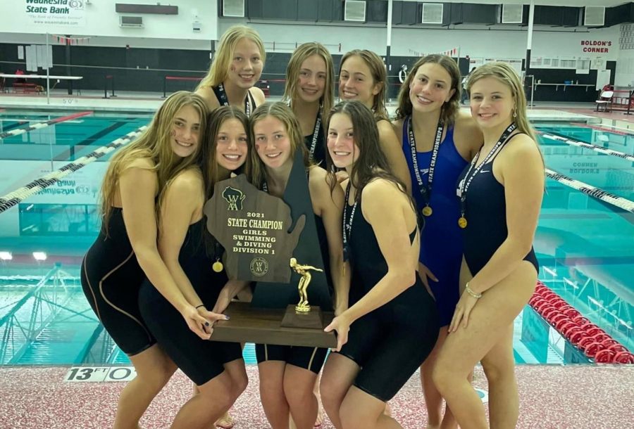 BEHS Swim and Dive Wins Third State Championship in a Row